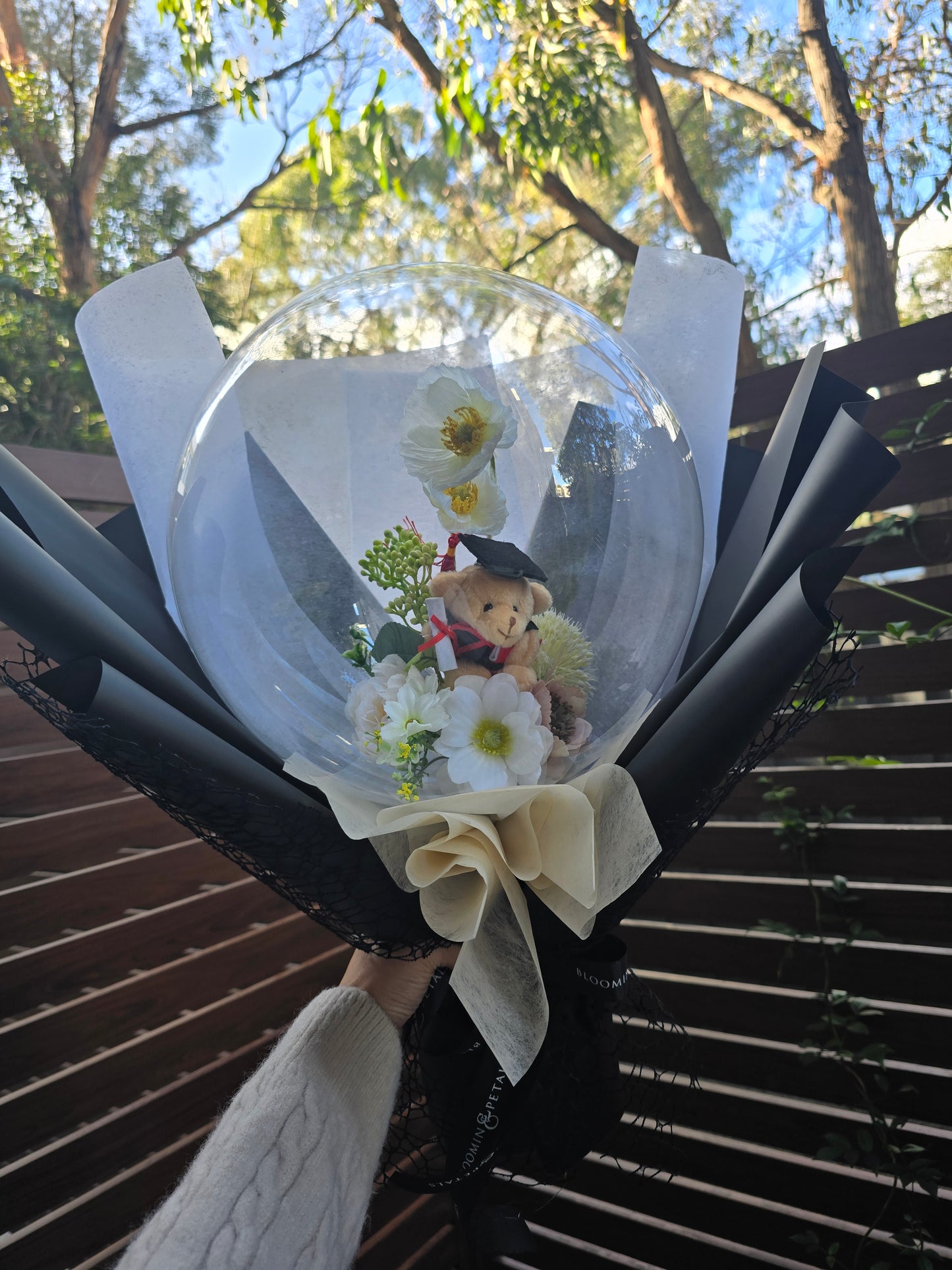 MINI Graduation Flower balloon bouquet