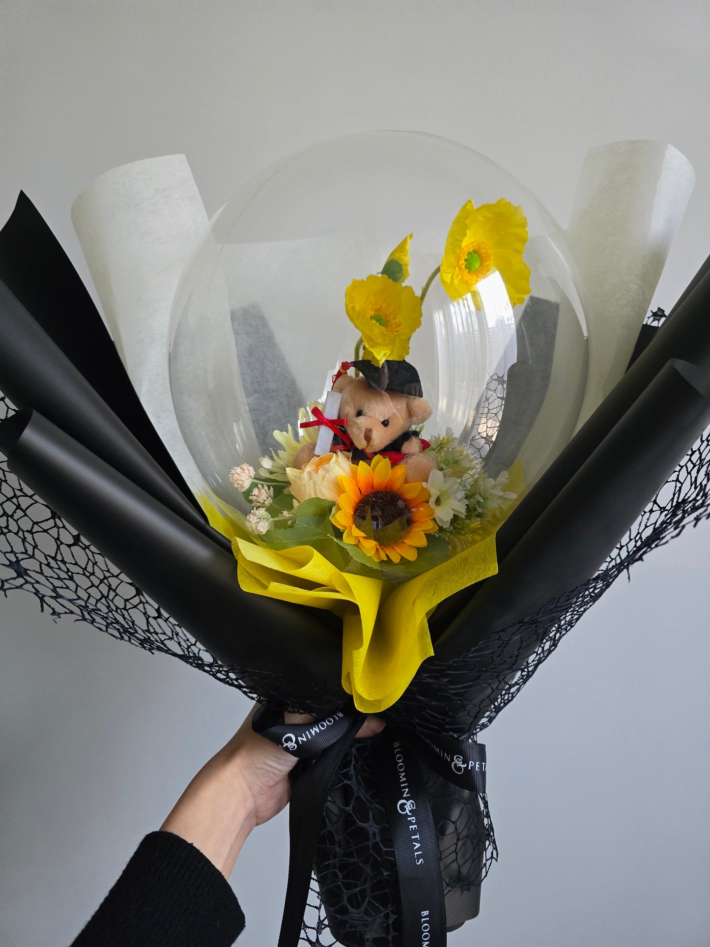 MINI Graduation Flower balloon bouquet