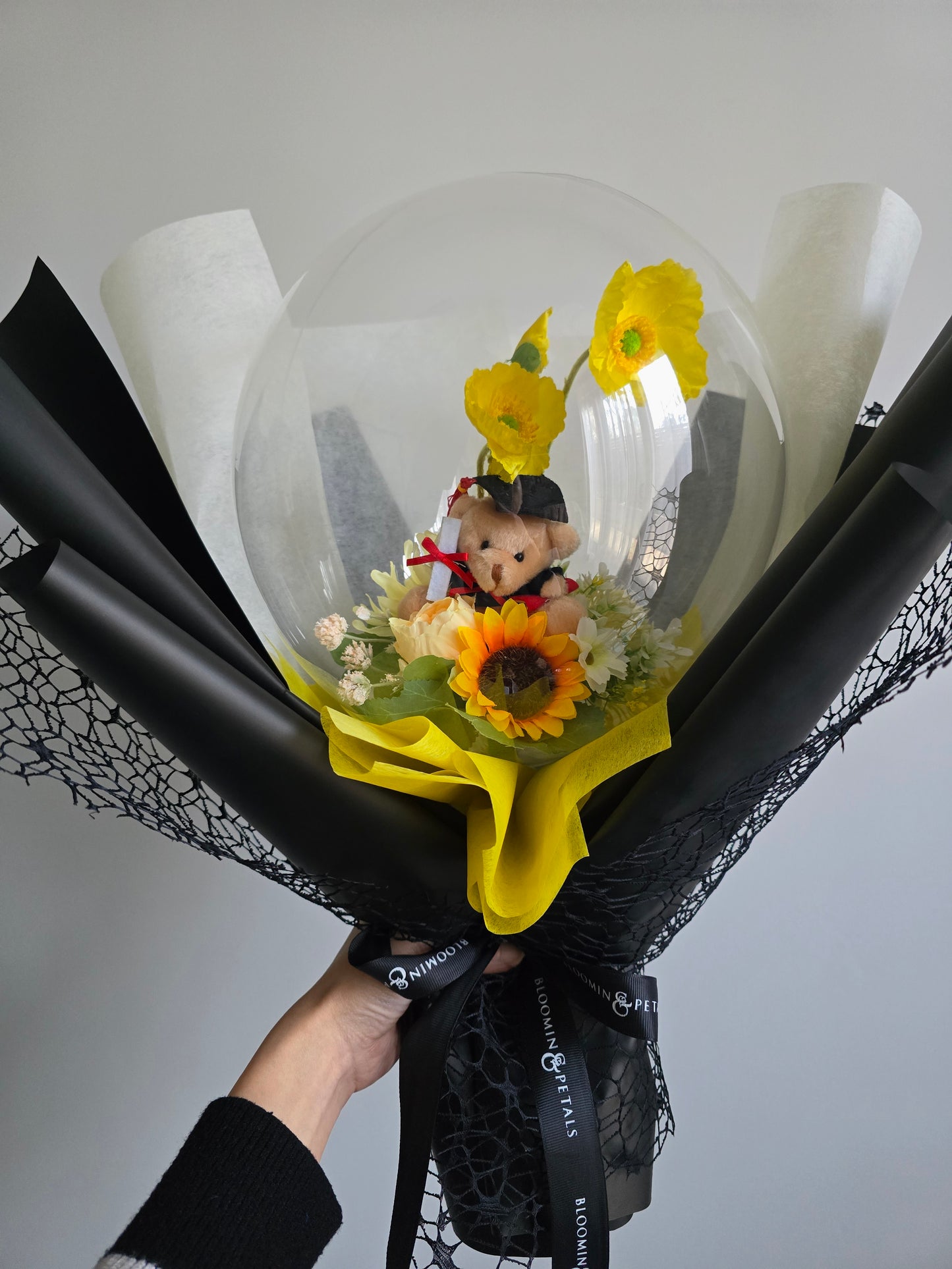 MINI Graduation Flower balloon bouquet