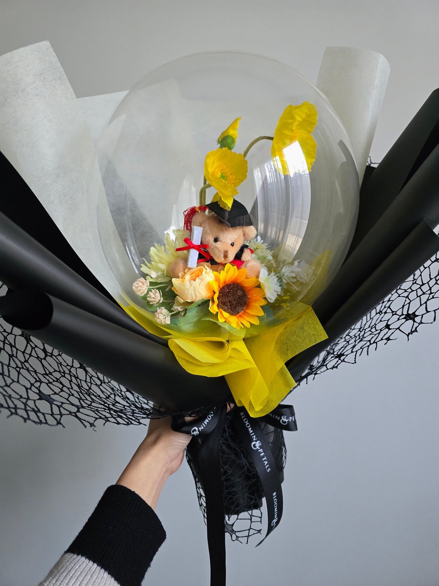 MINI Graduation Flower balloon bouquet