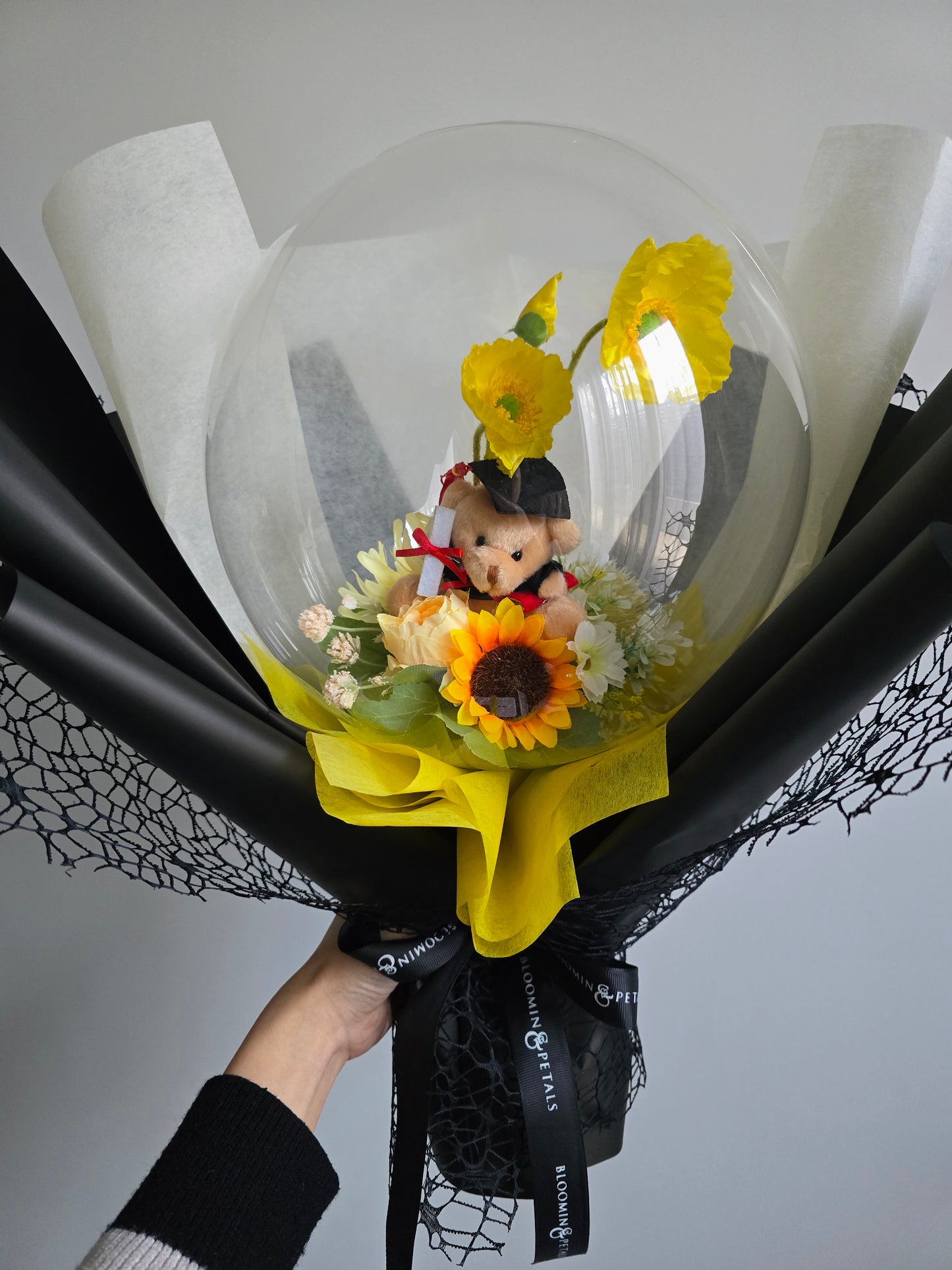 MINI Graduation Flower balloon bouquet
