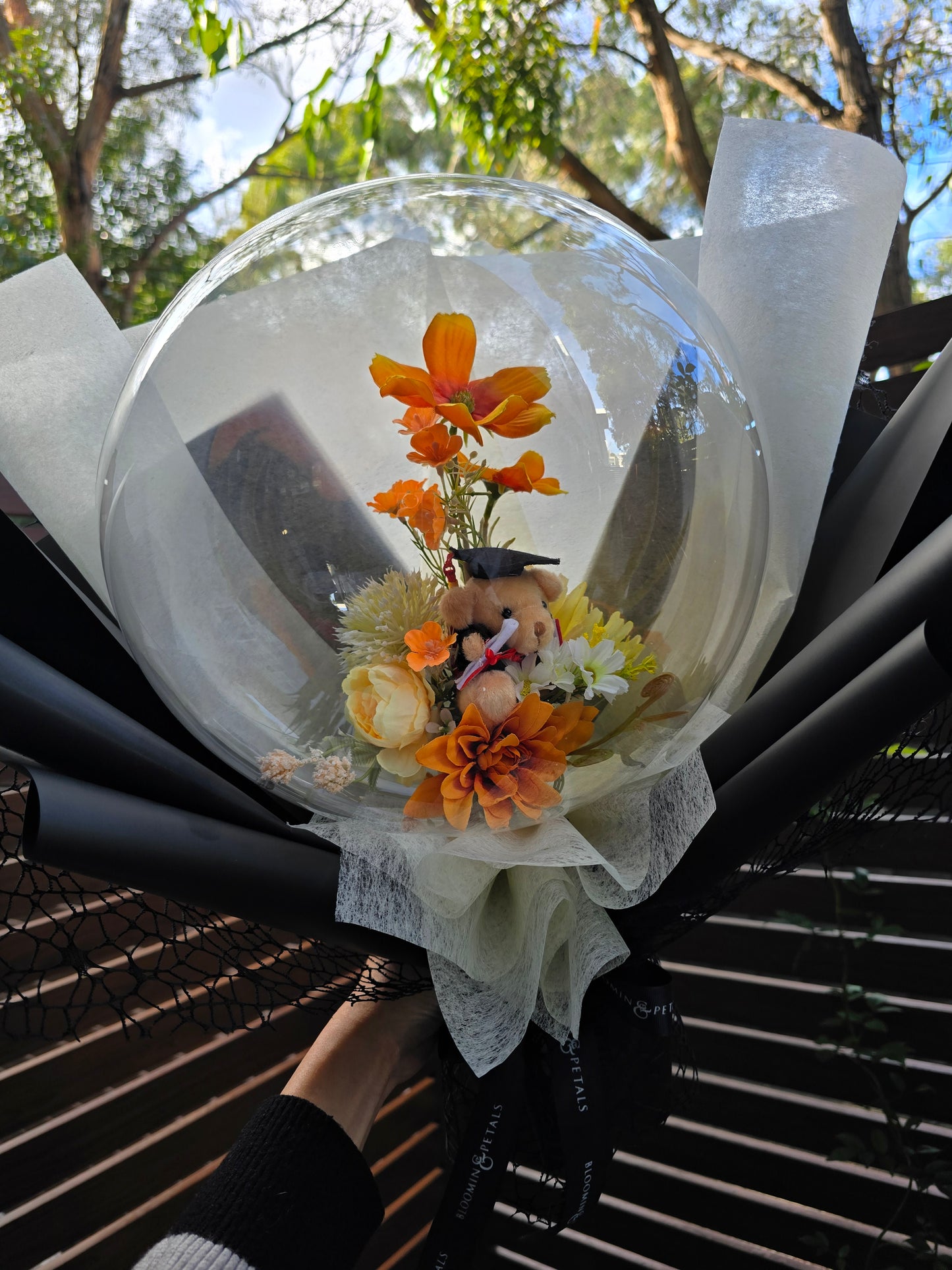 MINI Graduation Flower balloon bouquet