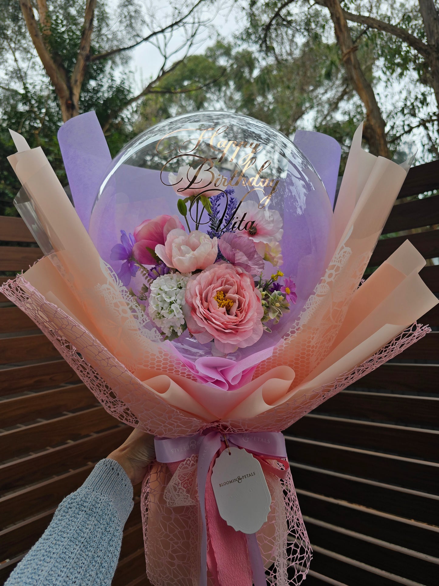 PERSONALISED BIRTHDAY BALLOON BOUQUET