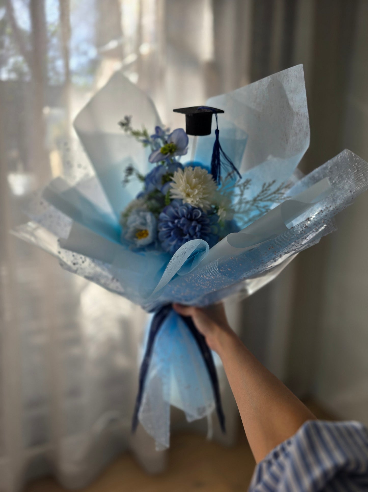 PREMIUM GRADUATION BOUQUET silk flower arrangement bouquet