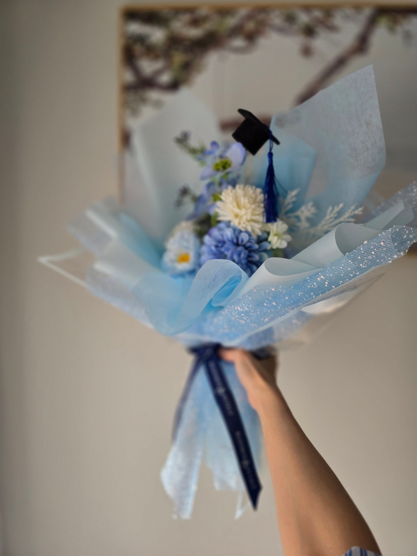 PREMIUM GRADUATION BOUQUET silk flower arrangement bouquet