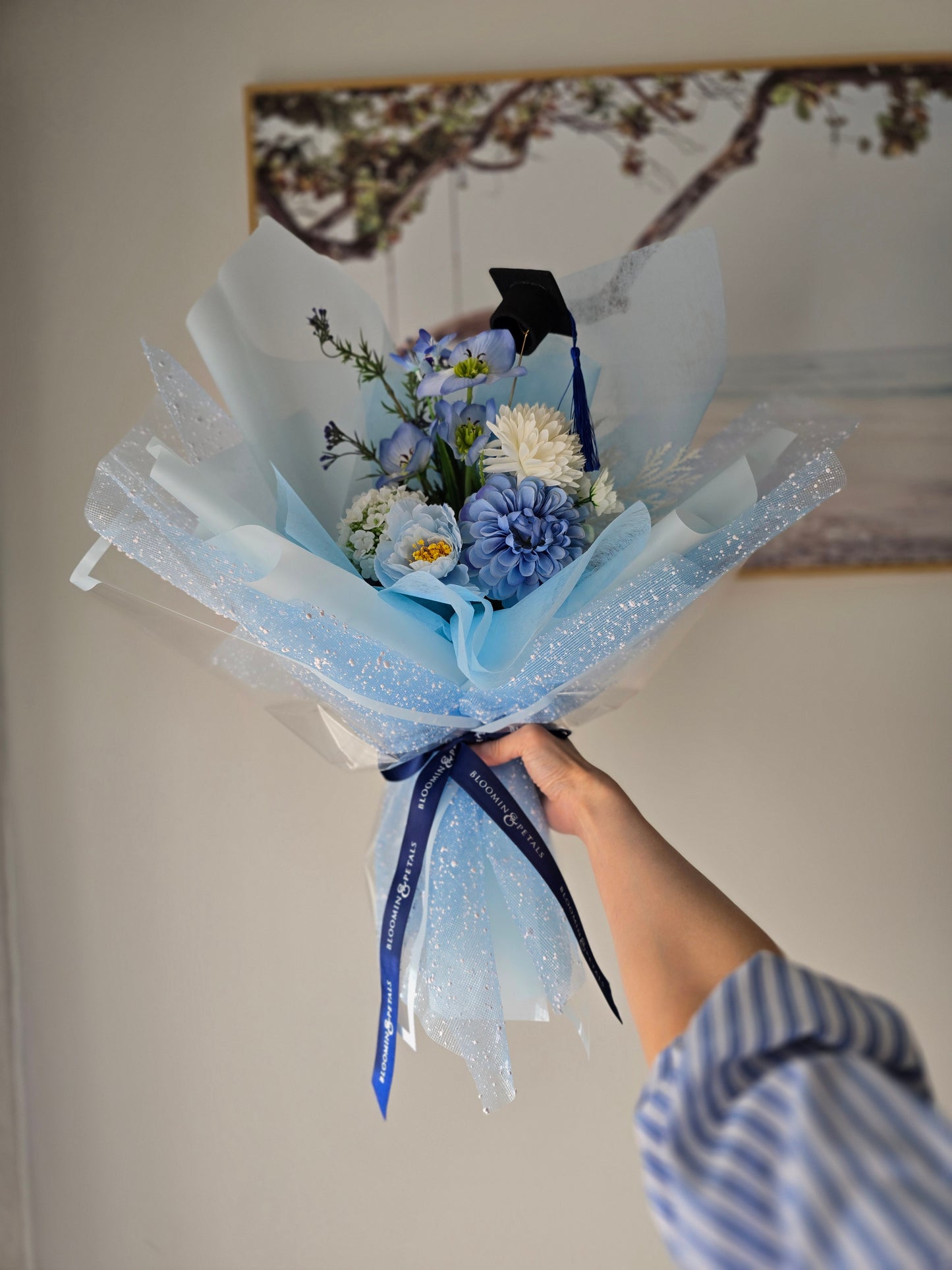 PREMIUM GRADUATION BOUQUET silk flower arrangement bouquet