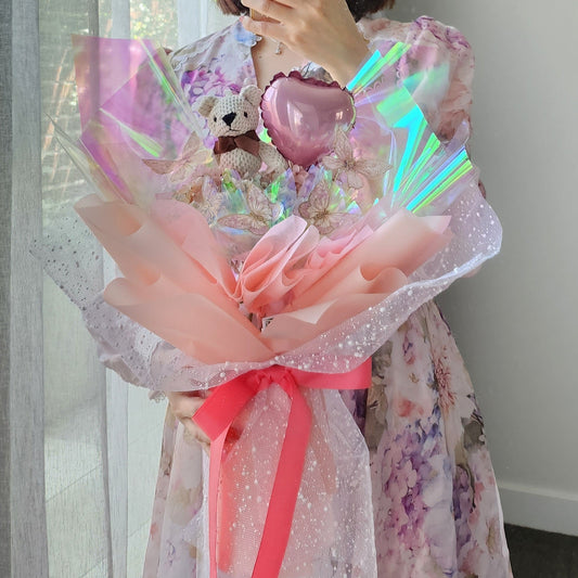 HOLOGRAM LIGHT UP BUTTERFLY BOUQUET