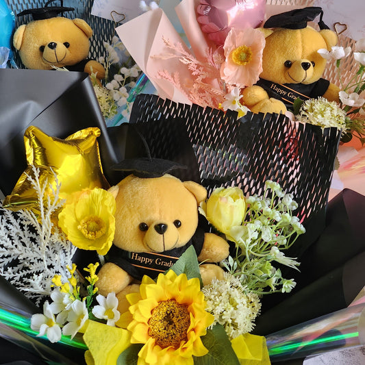 MIXED BOUQUET WITH FOIL BALLOON