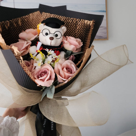 GRADUATION BOUQUET silk flower arrangement bouquet