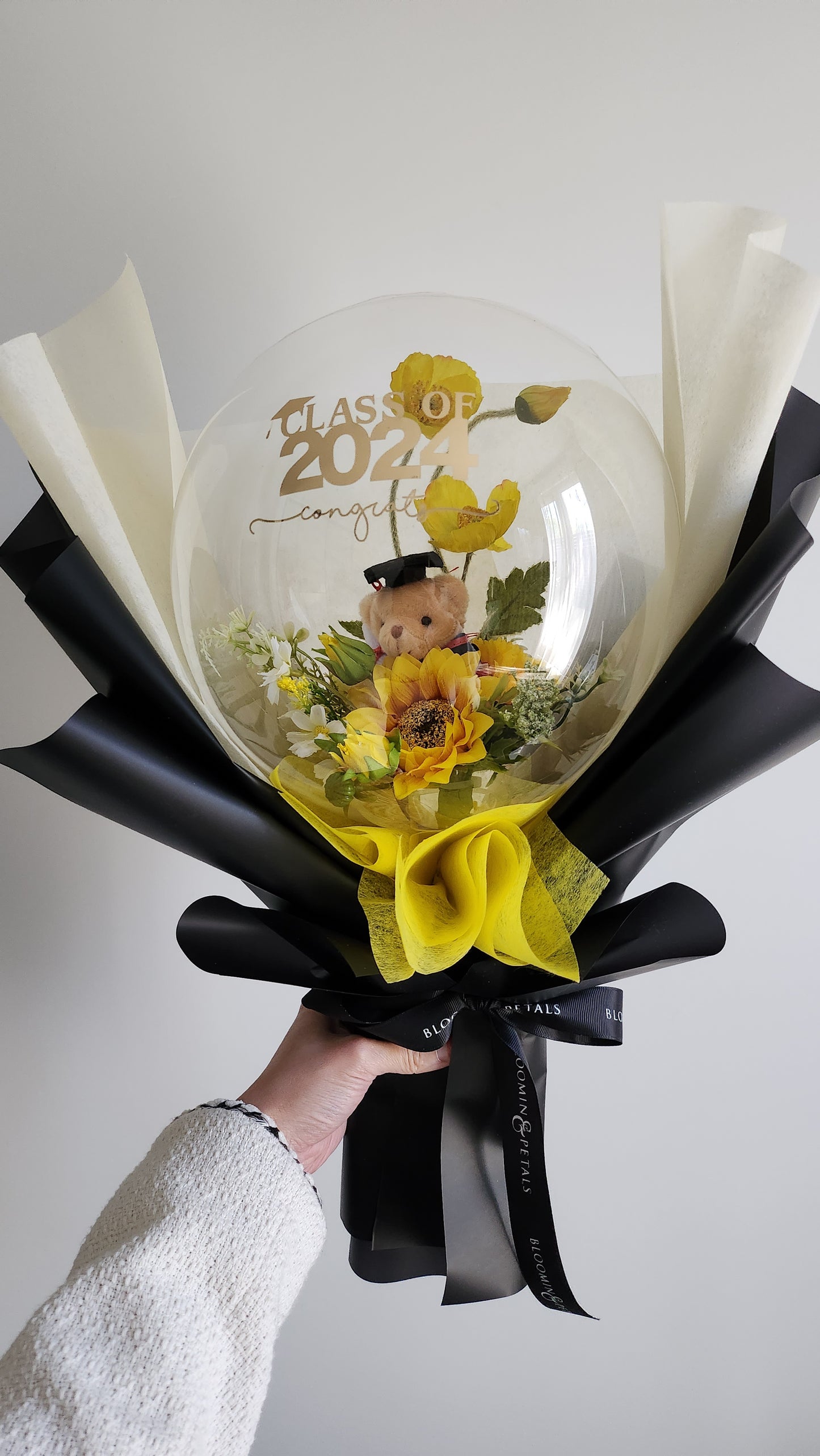 MINI Graduation Flower balloon bouquet