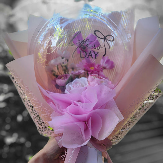 Mother's day unique gift SMALL size PVC Balloon flowers bouquet