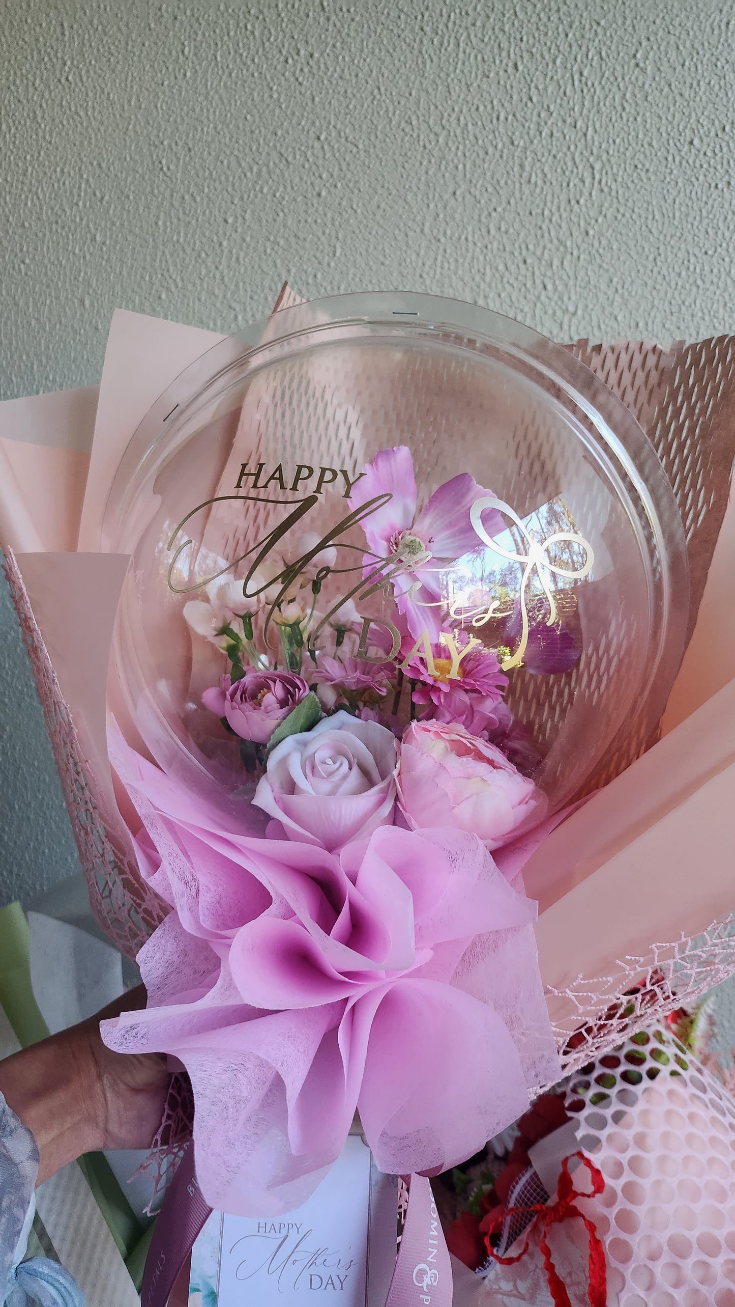 Mother's day unique gift SMALL size PVC Balloon flowers bouquet