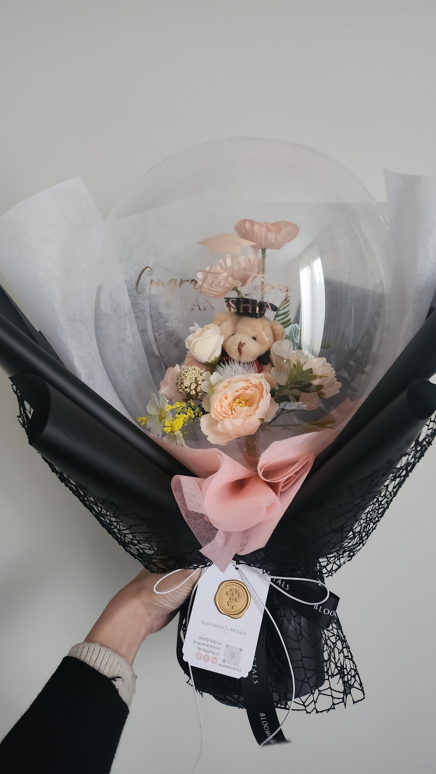 MINI Graduation Flower balloon bouquet