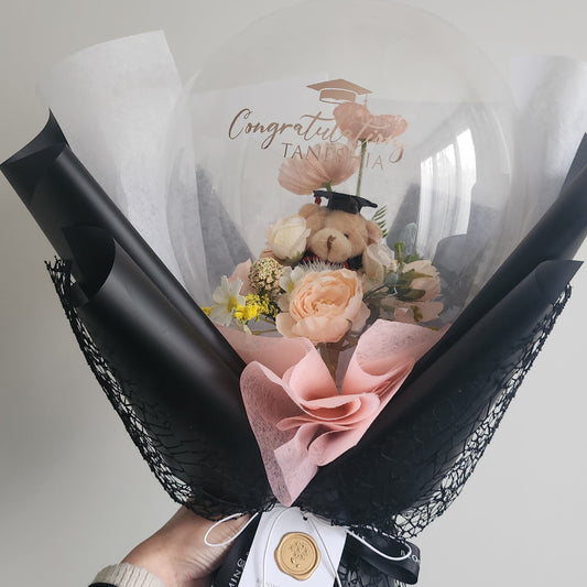 MINI Graduation Flower balloon bouquet