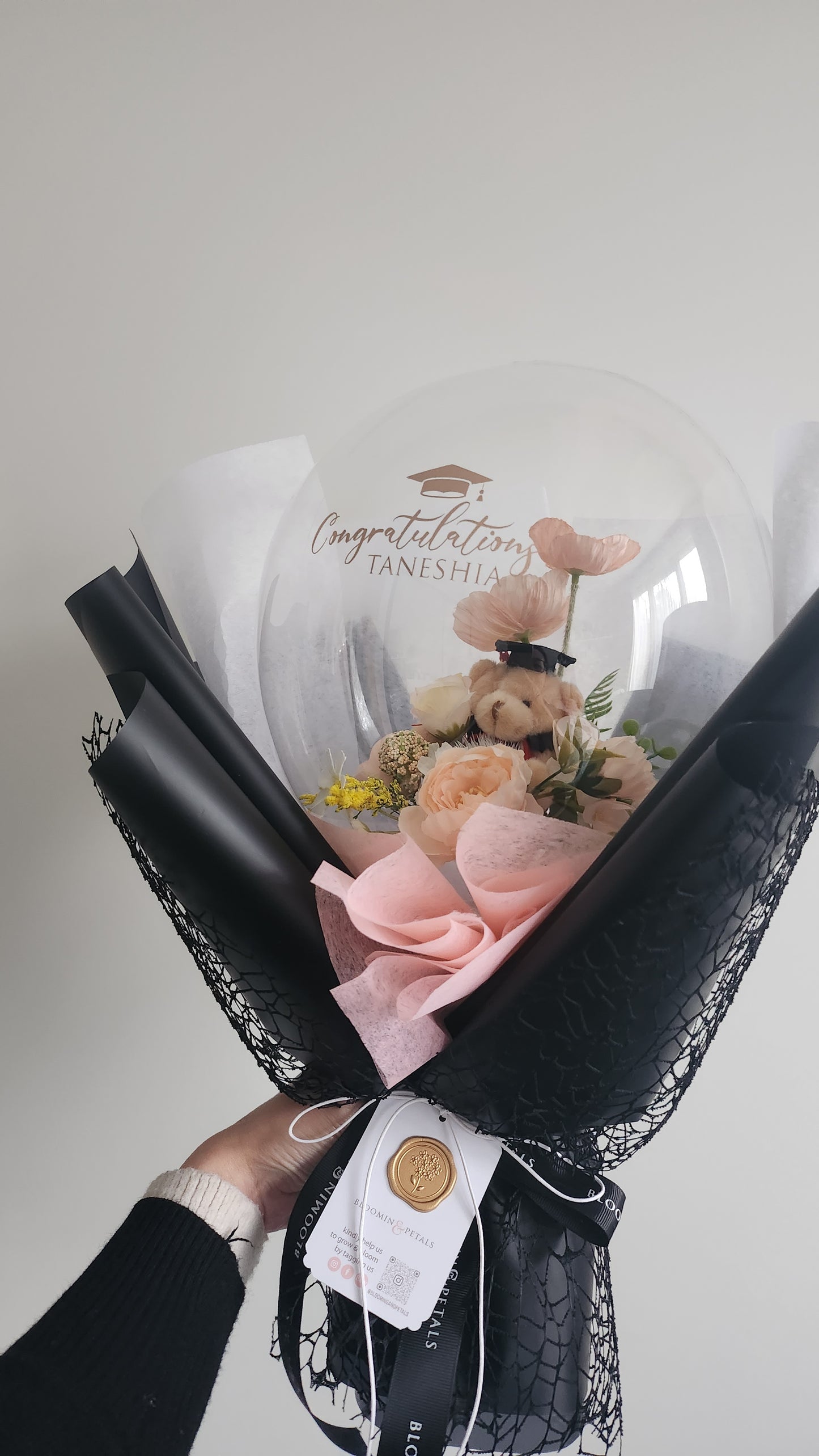 MINI Graduation Flower balloon bouquet