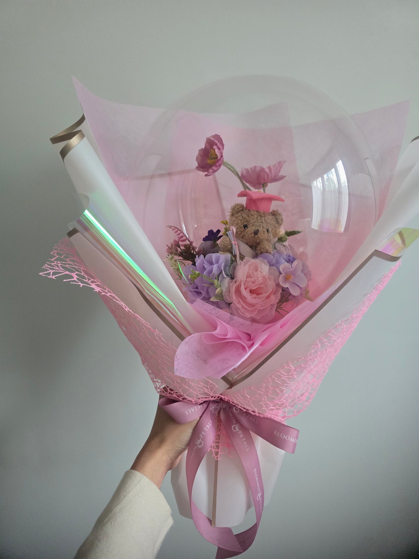 NEW MEDIUM Flower Balloon Graduation bouquet