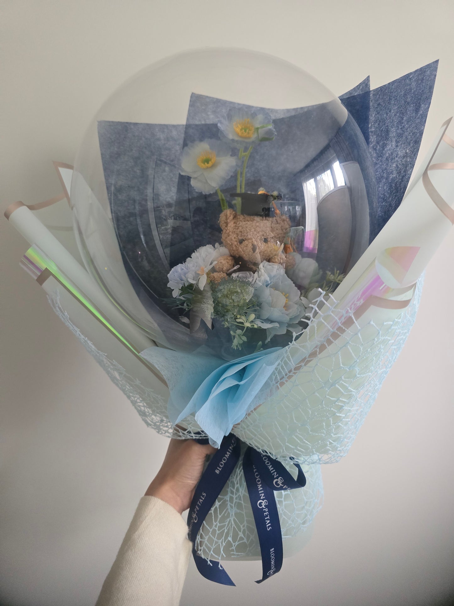 NEW MEDIUM Flower Balloon Graduation bouquet