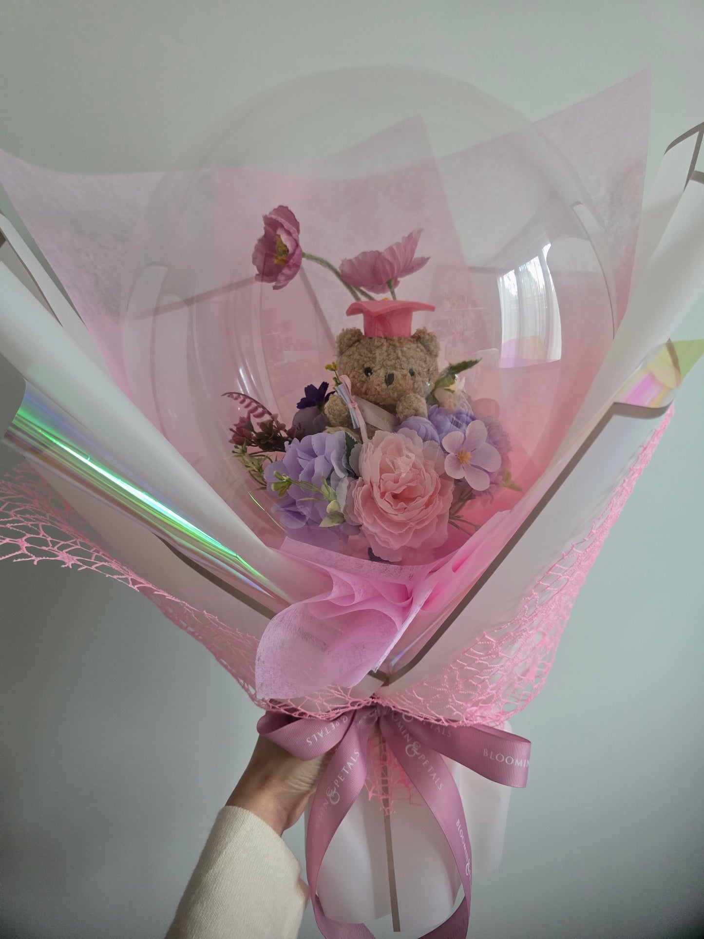 NEW MEDIUM Flower Balloon Graduation bouquet