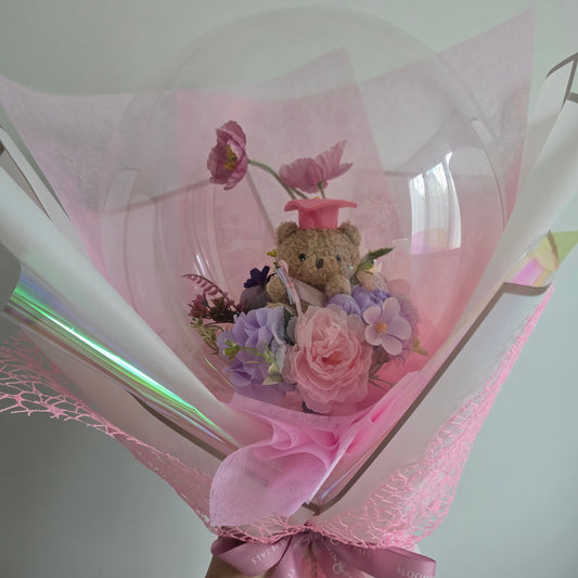 NEW MEDIUM Flower Balloon Graduation bouquet