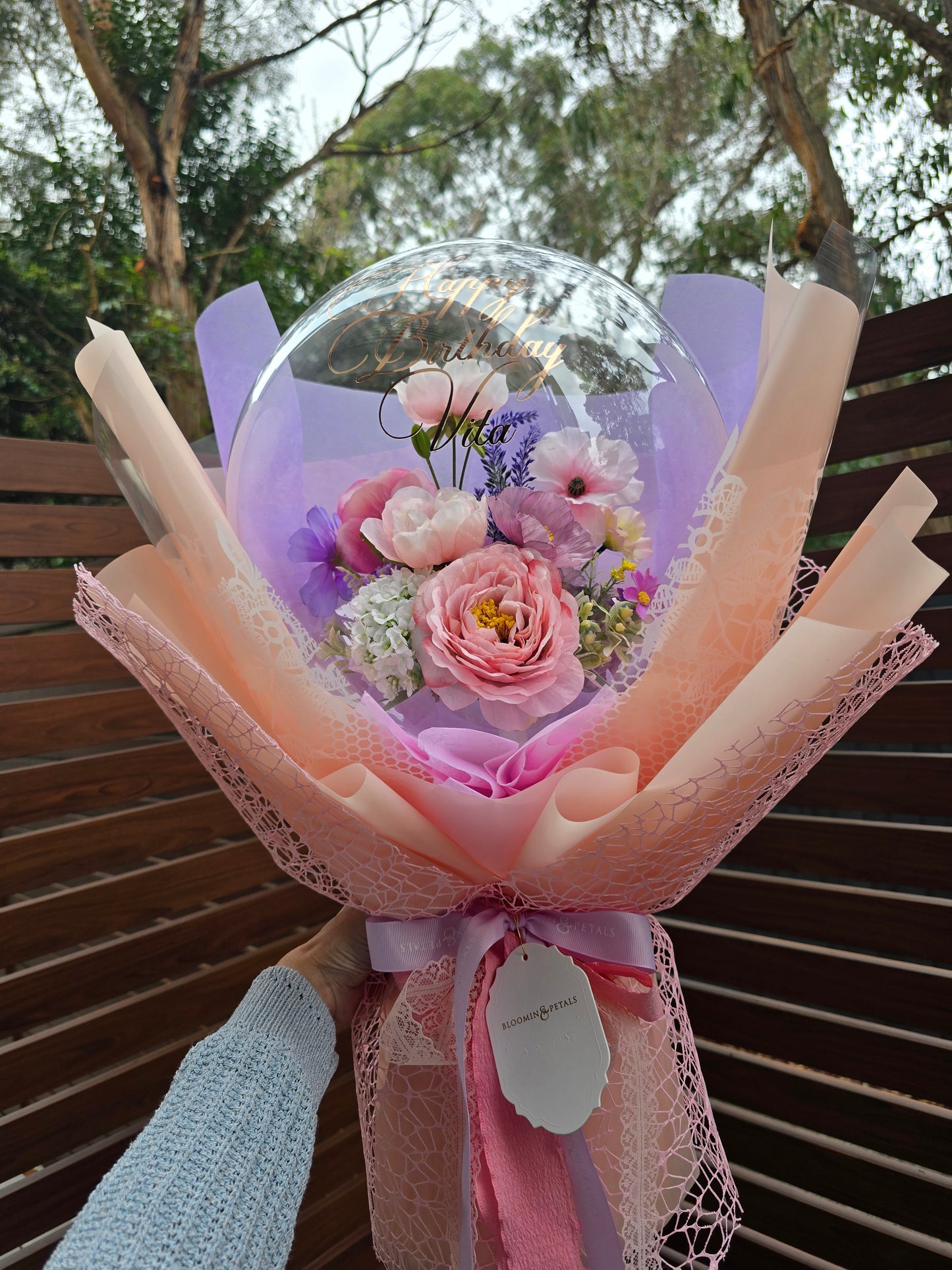 PERSONALISED BIRTHDAY BALLOON BOUQUET