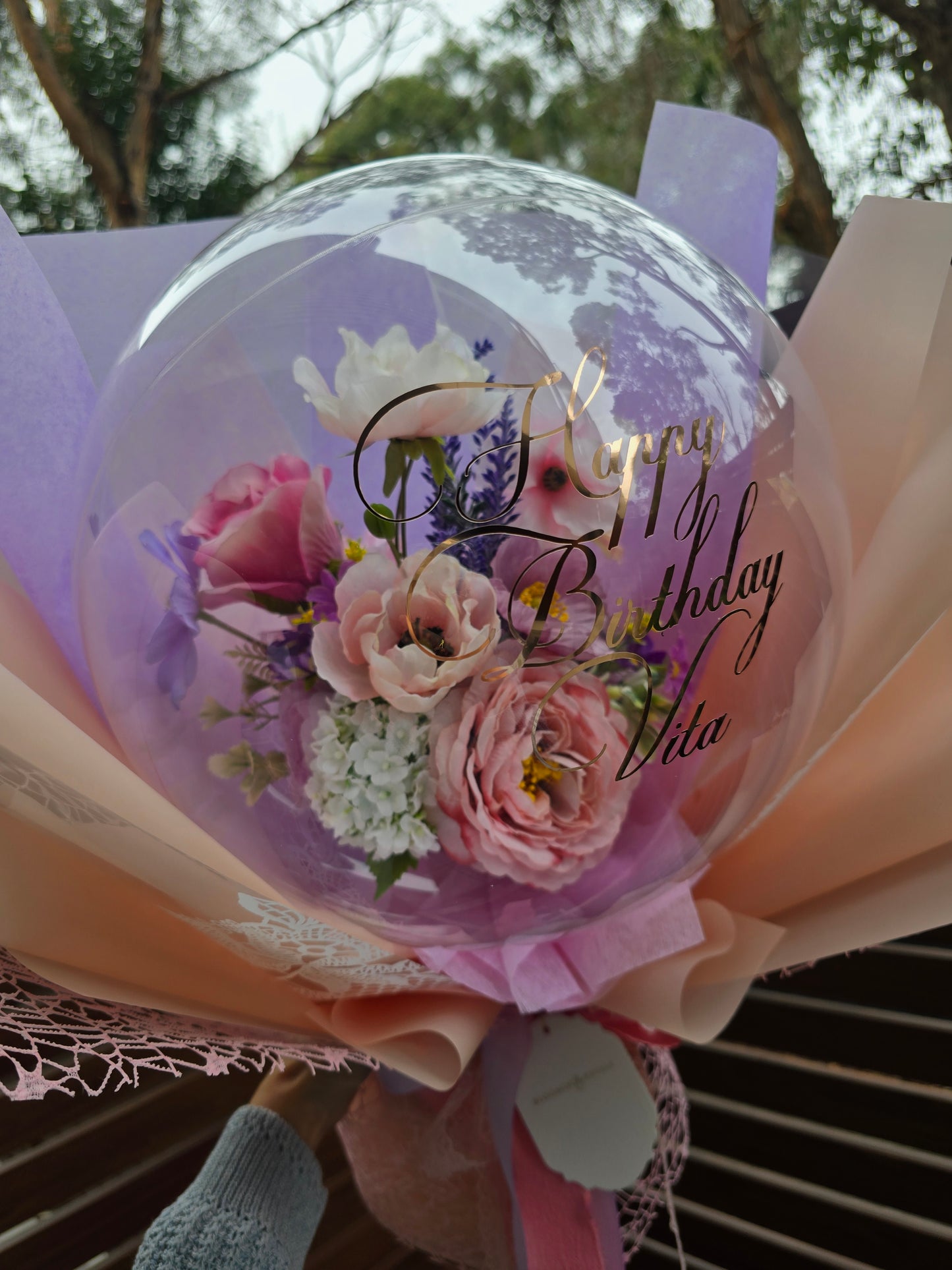 PERSONALISED BIRTHDAY BALLOON BOUQUET
