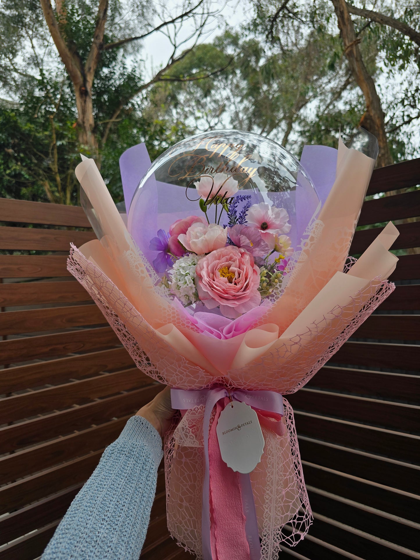 PERSONALISED BIRTHDAY BALLOON BOUQUET