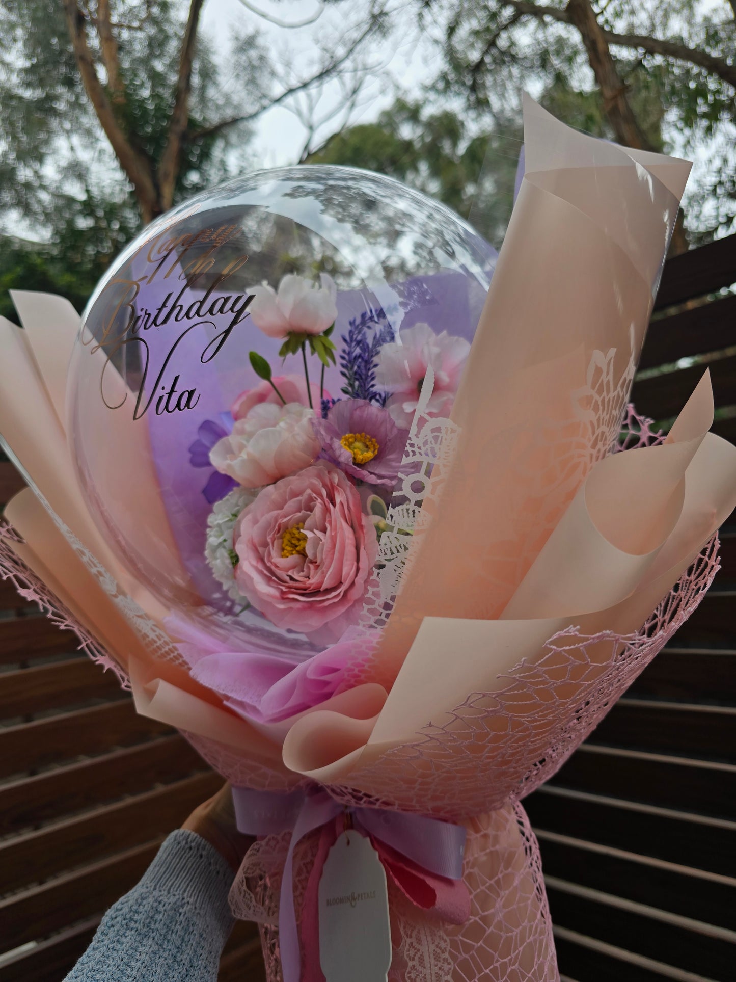 PERSONALISED BIRTHDAY BALLOON BOUQUET