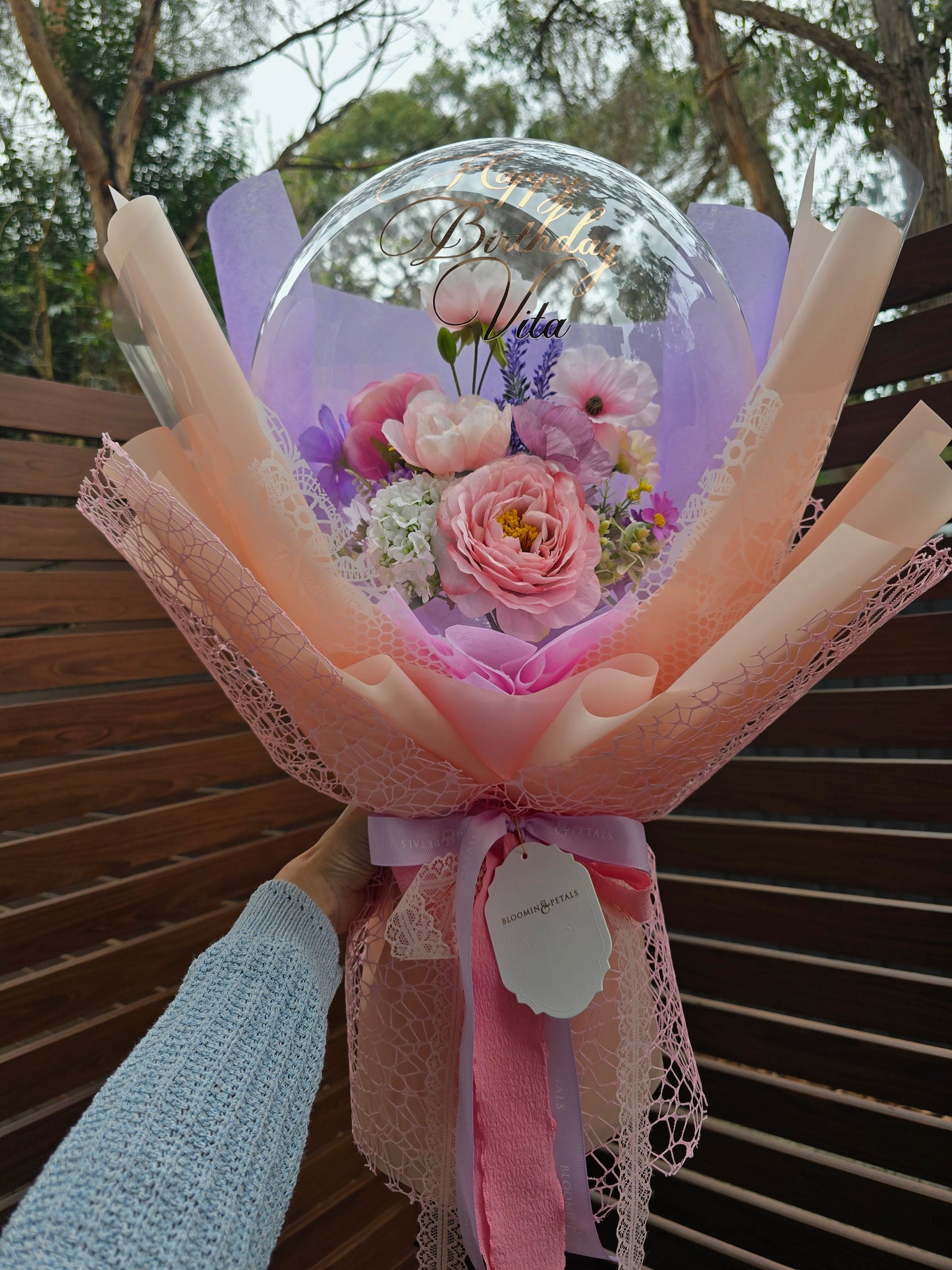 PERSONALISED BIRTHDAY BALLOON BOUQUET