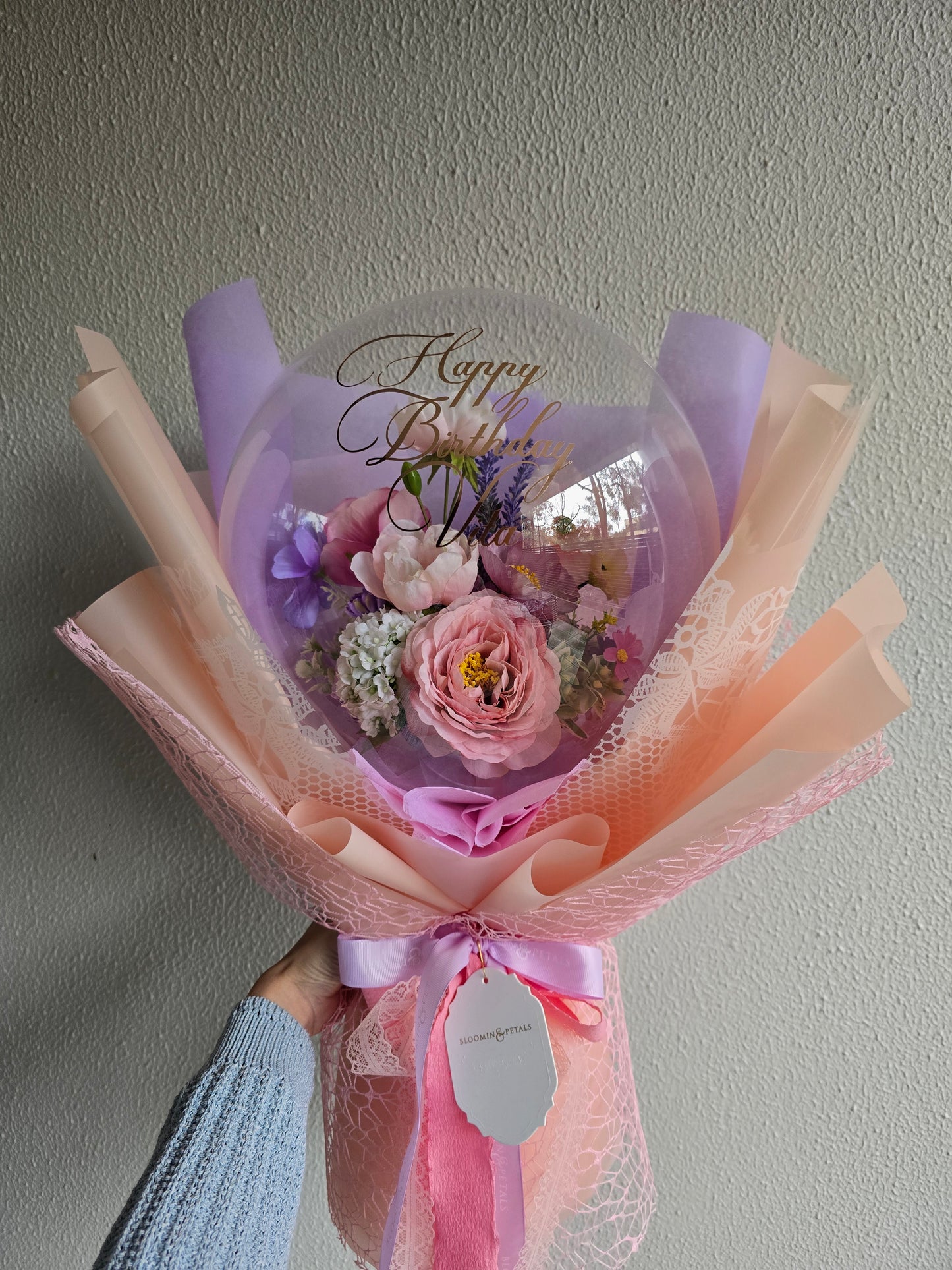 PERSONALISED BIRTHDAY BALLOON BOUQUET