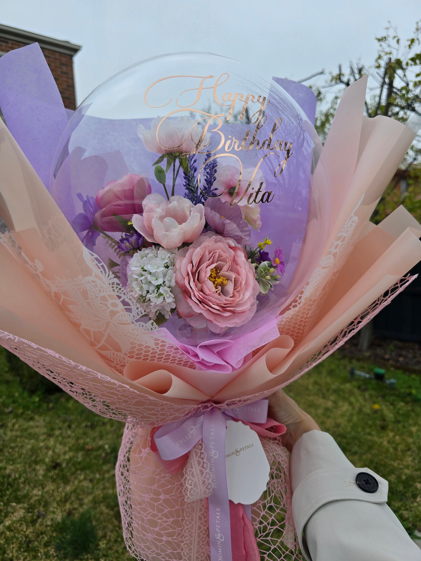 PERSONALISED BIRTHDAY BALLOON BOUQUET