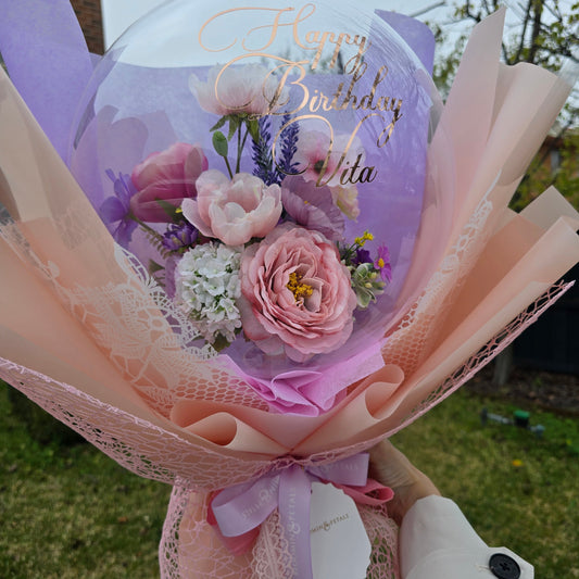 PERSONALISED BIRTHDAY BALLOON BOUQUET