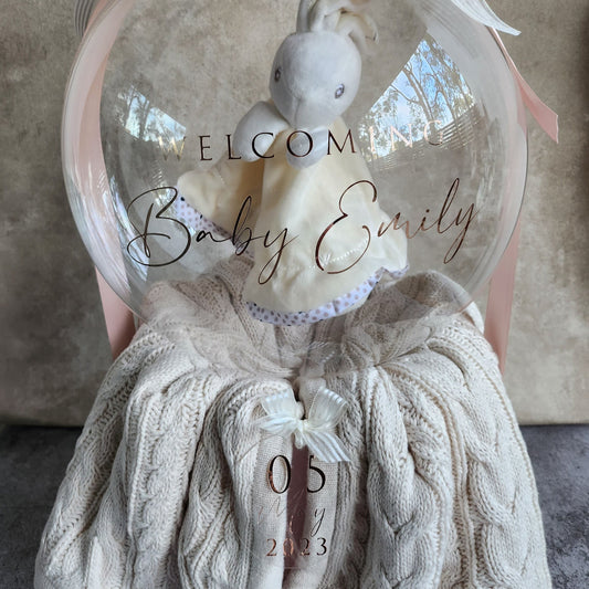Bubble Balloon welcoming baby/ newborn gift sets