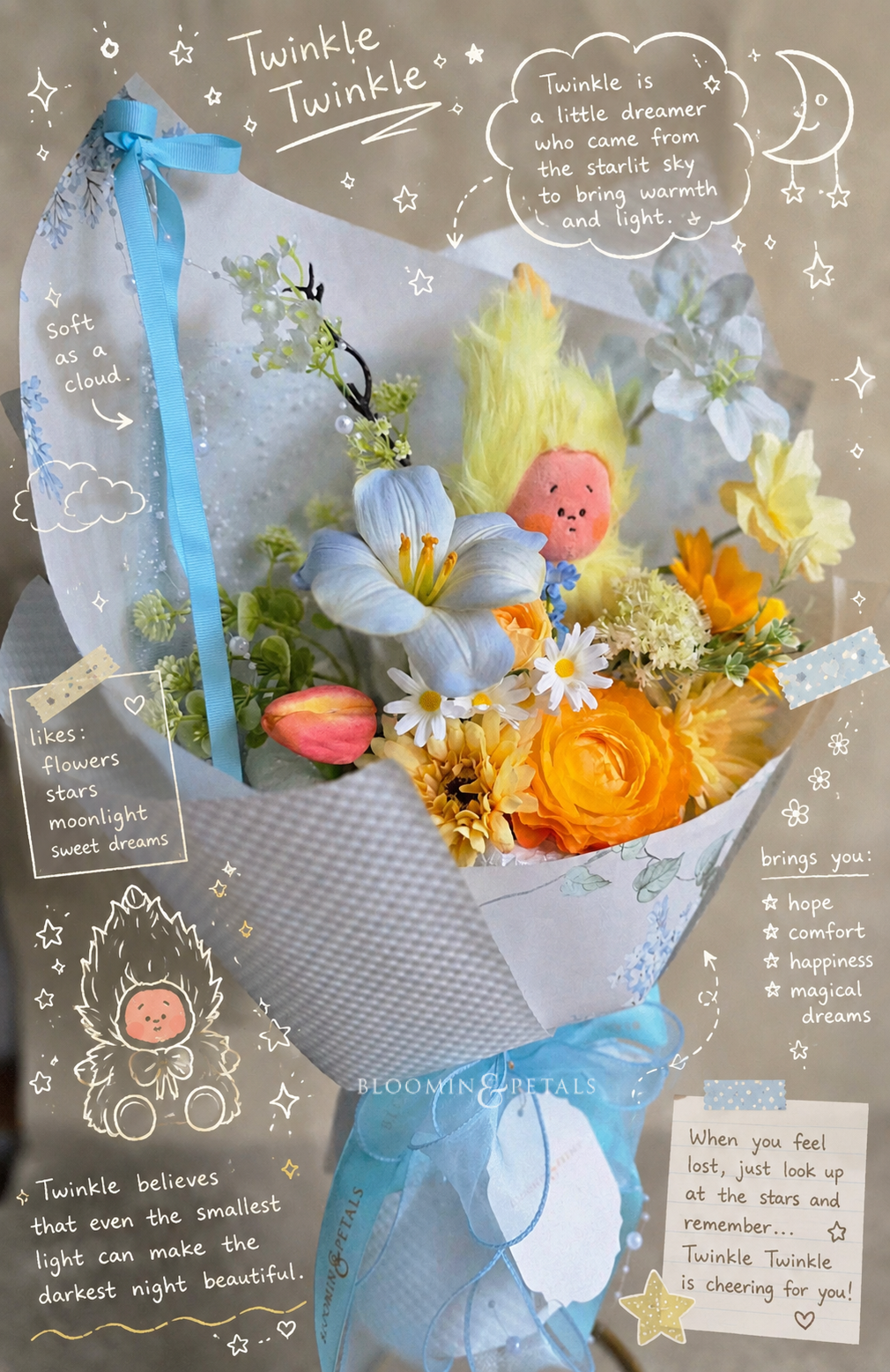 LIMITED TWINKLE FLOWER BOUQUET