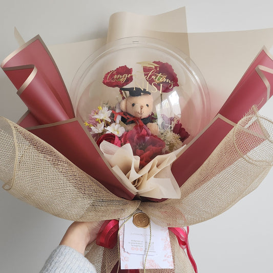 MINI HARD BALLOON Graduation Flower balloon (PVC BALLOON) bouquet