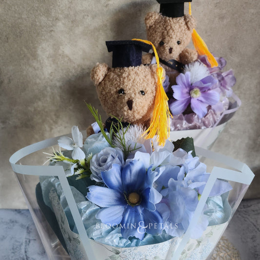 Mini mixed graduation bouquet