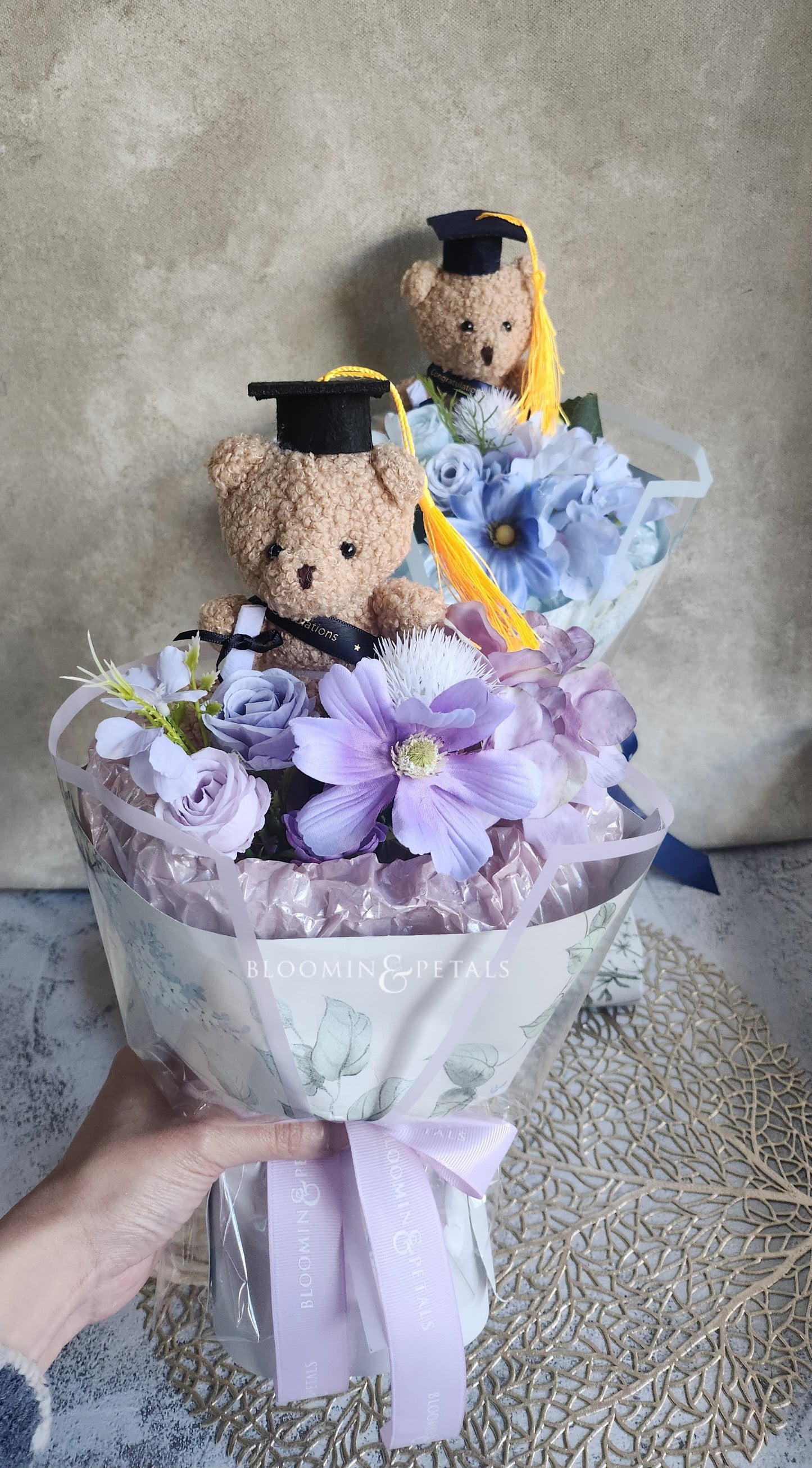 Mini mixed graduation bouquet