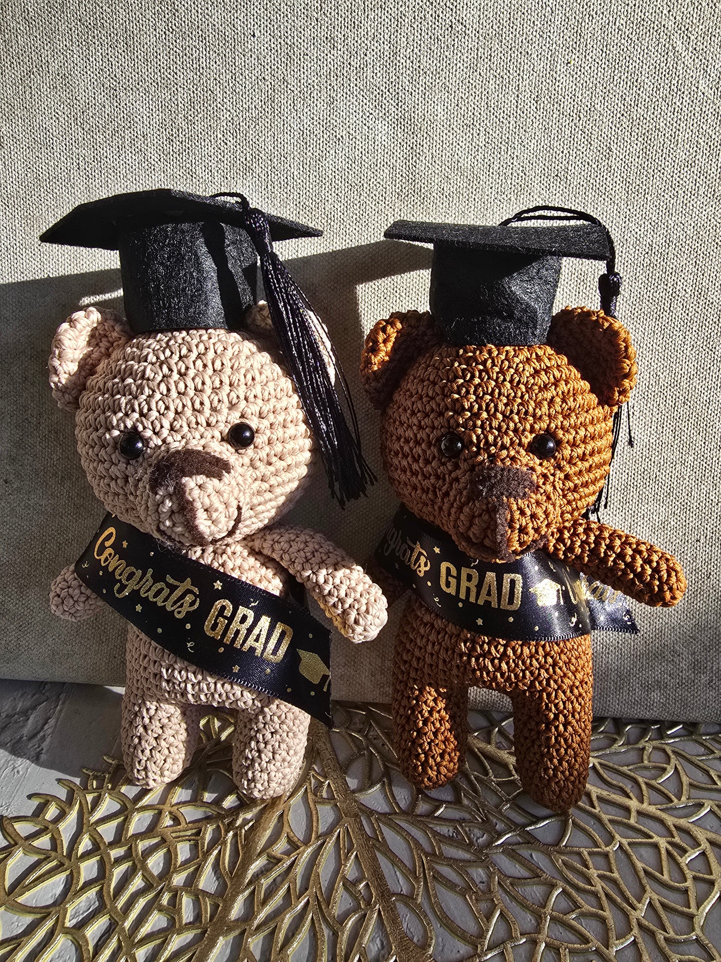Chocolate bouquet with teddy bear graduation