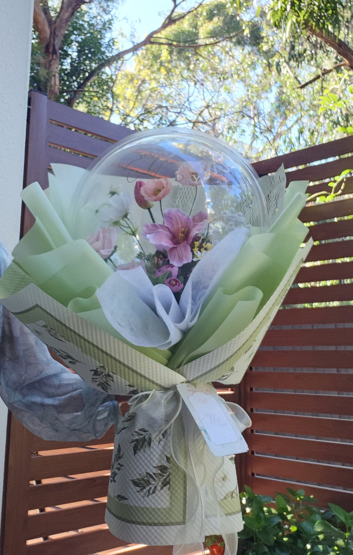 Mother's day unique gift LARGE size PVC Balloon flowers bouquet