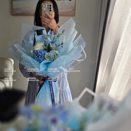 PREMIUM GRADUATION BOUQUET silk flower arrangement bouquet