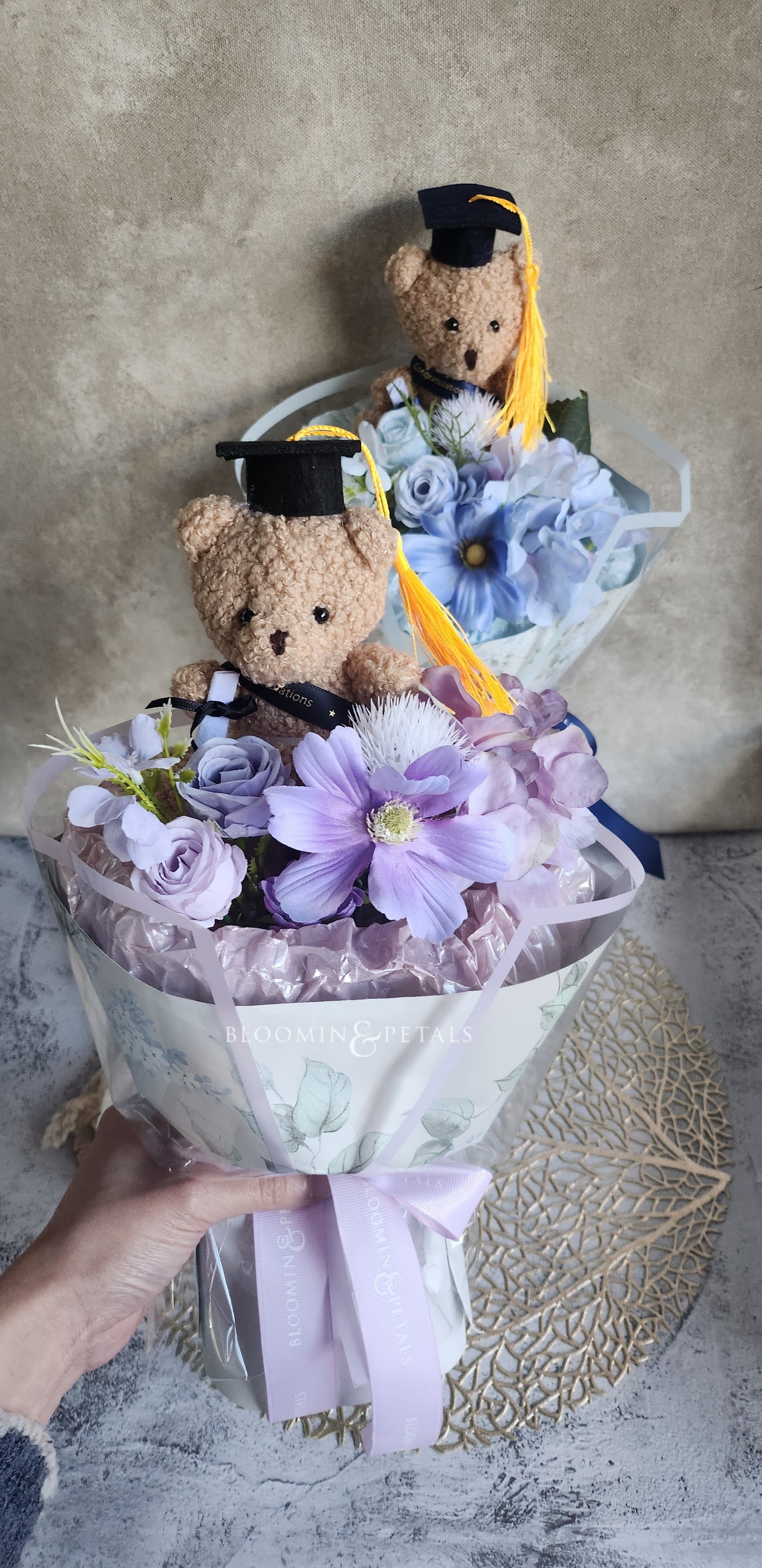 Mini mixed graduation bouquet