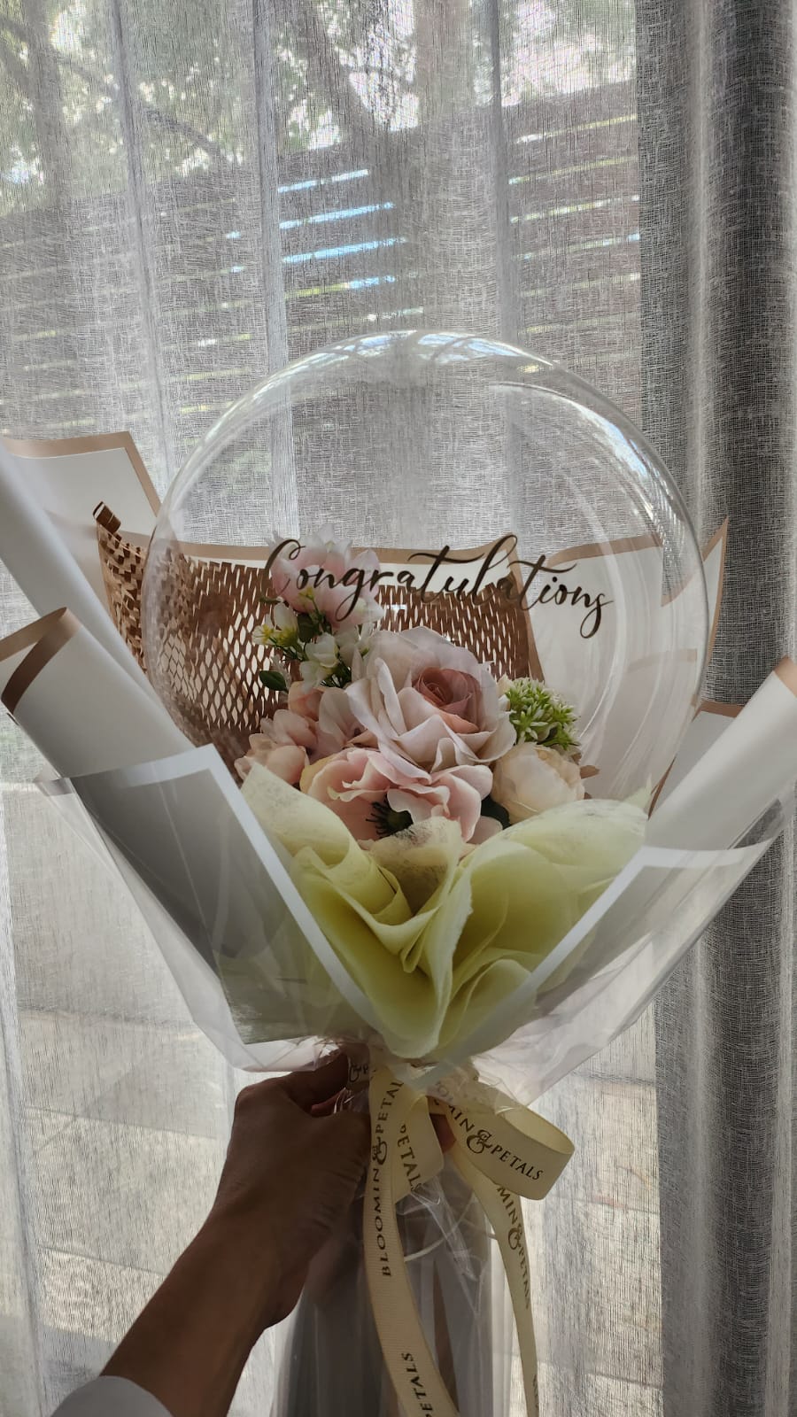 Large bouquet flower graduation gift unique personalised graduation gifts