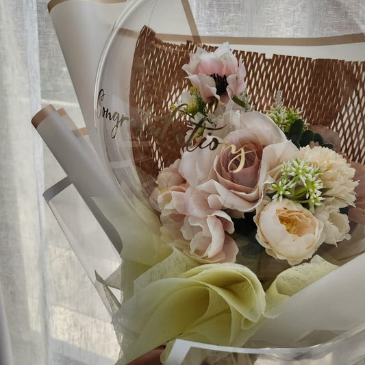 Large bouquet flower graduation gift unique personalised graduation gifts